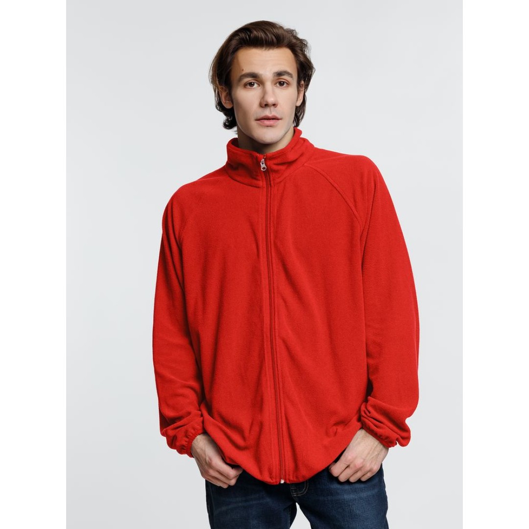 Куртка флисовая унисекс Fliska, красная