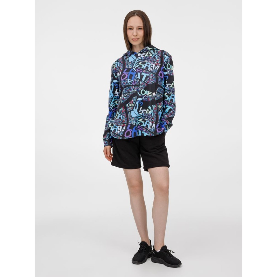 Худи унисекс Morfiss с полной запечаткой на заказ, размер XS/S