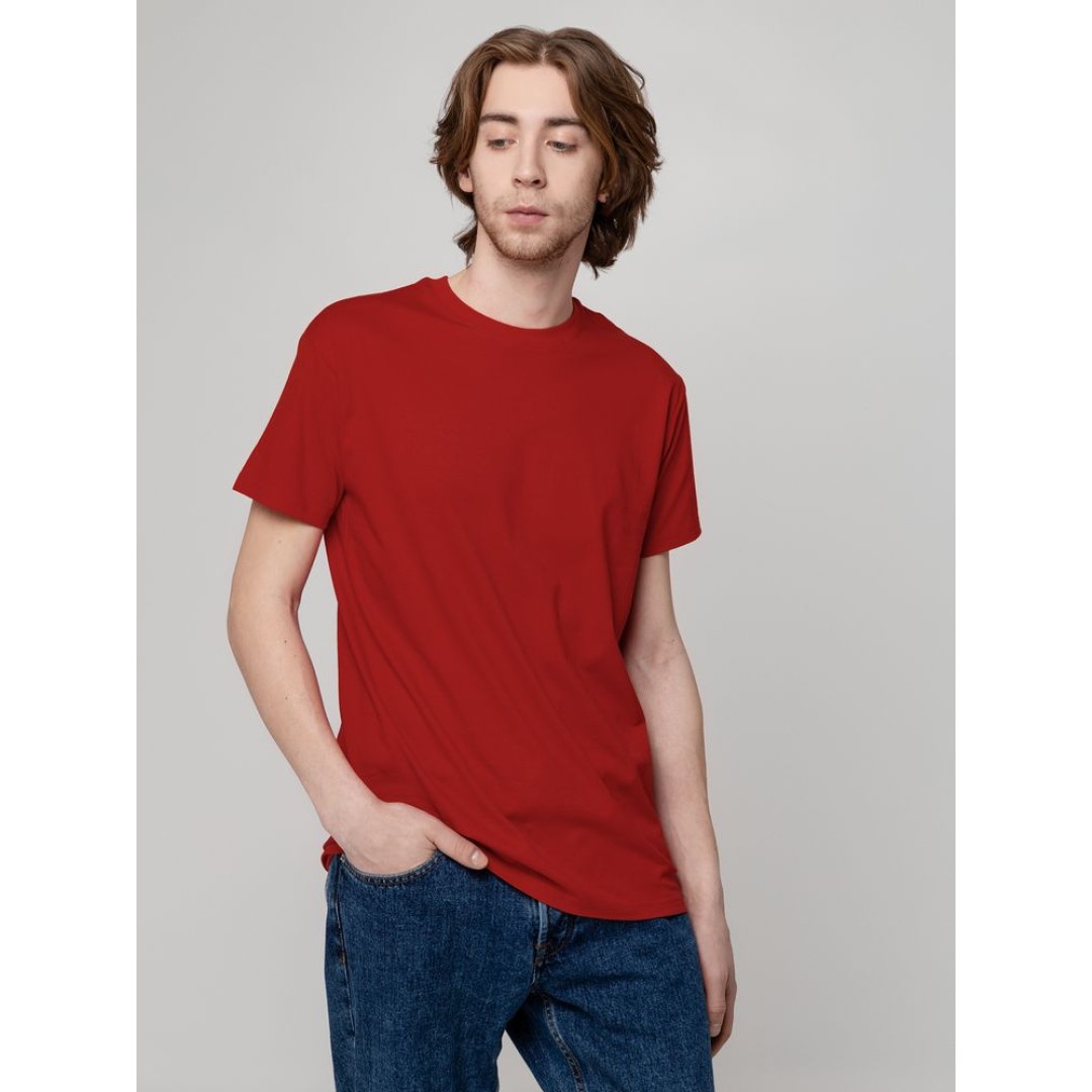 Футболка темно-красная «T-Bolka 160», S