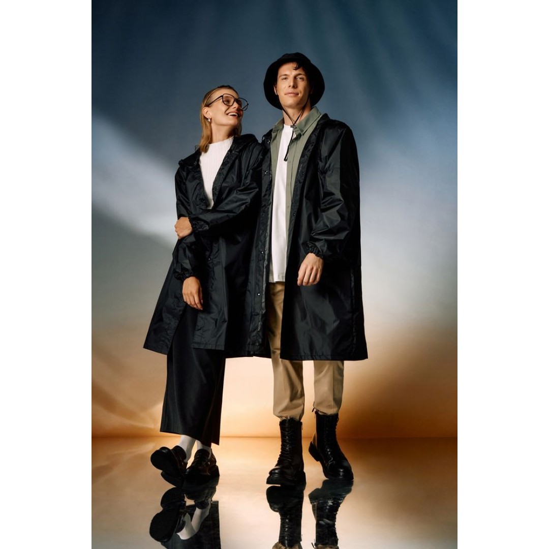 Дождевик унисекс Rainman черный, XS