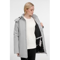 Куртка-парка унисекс Sfera, светло-серая, размер 4XL