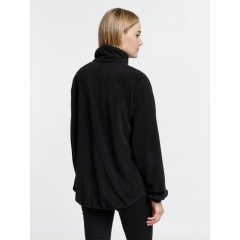 Куртка флисовая унисекс Fliska, черная, размер XS/S