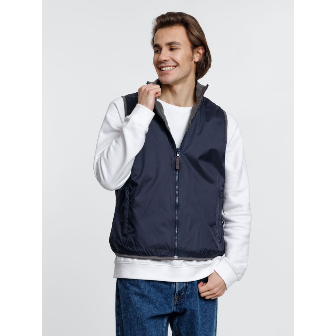 Жилет двусторонний Winner, темно-синий, XXL