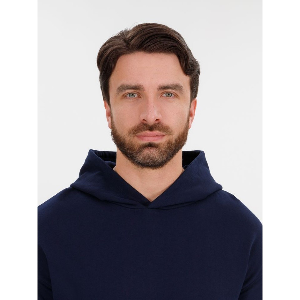 Худи оверсайз унисекс Outshine, темно-синее, размер XL/2XL