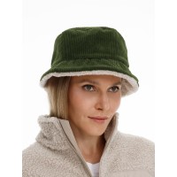 Панама Bucket двусторонняя, хаки с бежевым, размер S/M