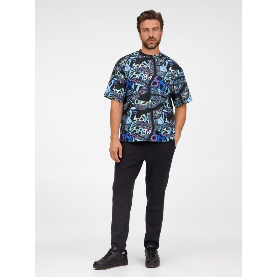 Футболка из бифлекса Morfiss с полной запечаткой на заказ, размер XS/S