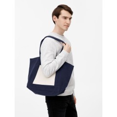 Шопер Shophop, синий с неокрашенным