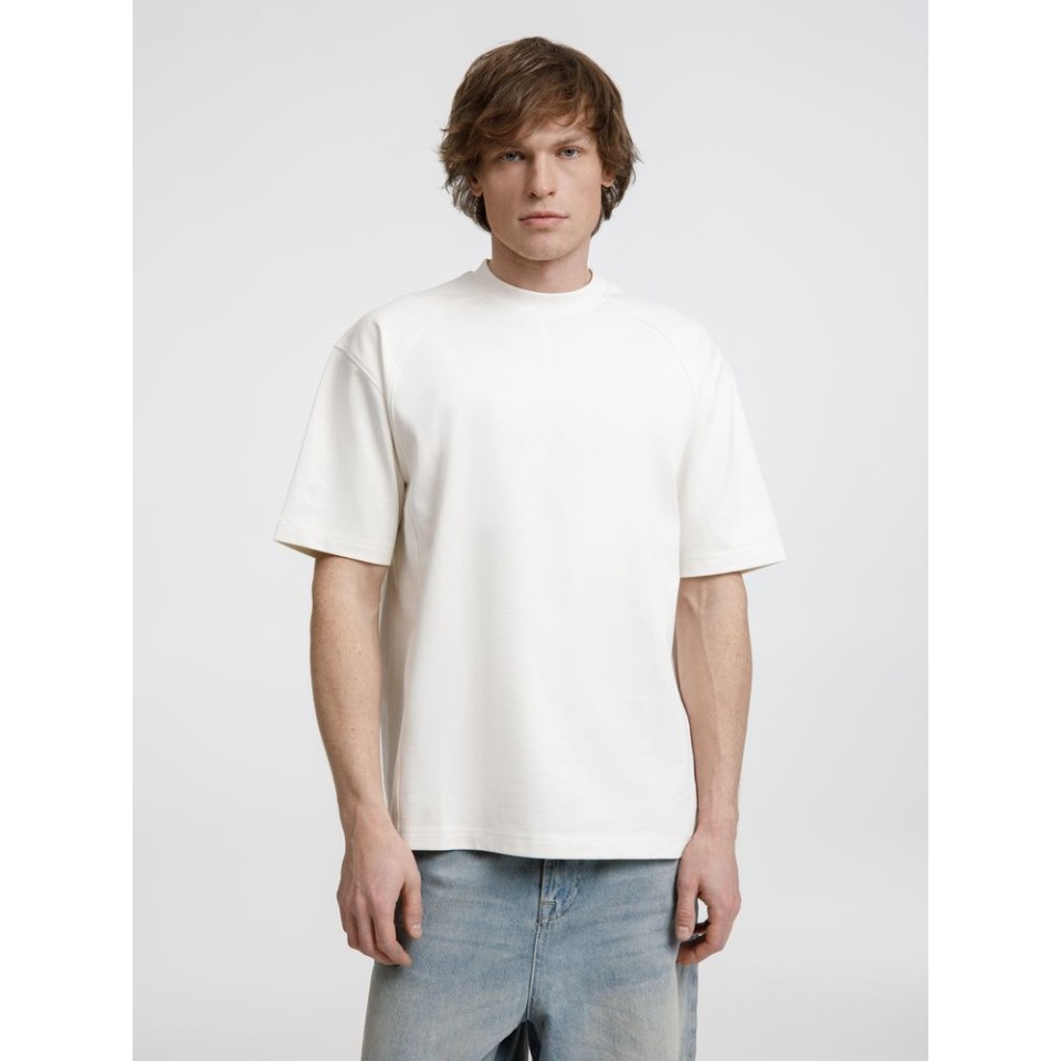 Футболка оверсайз унисекс Sideline, молочно-белая, размер XL/XXL