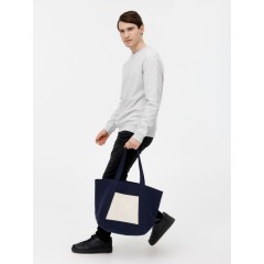 Шопер Shophop, синий с неокрашенным