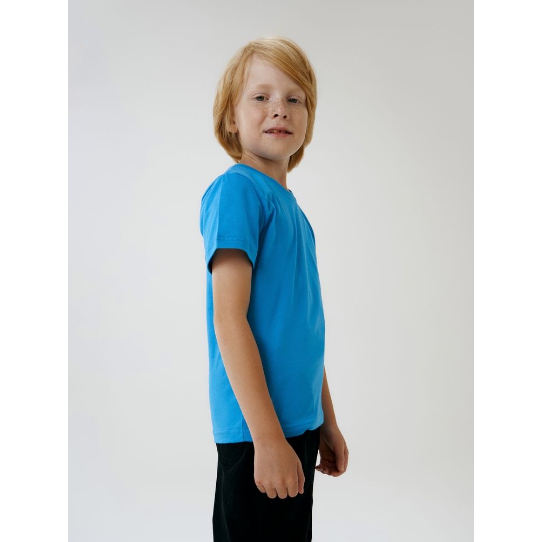 Футболка детская T-Bolka Kids, бирюзовая, 6 лет