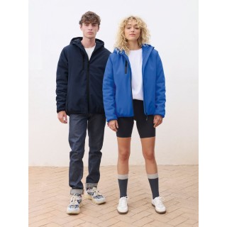 Куртка софтшелл с капюшоном мужская Falcon Men, ярко-синяя (royal), размер L