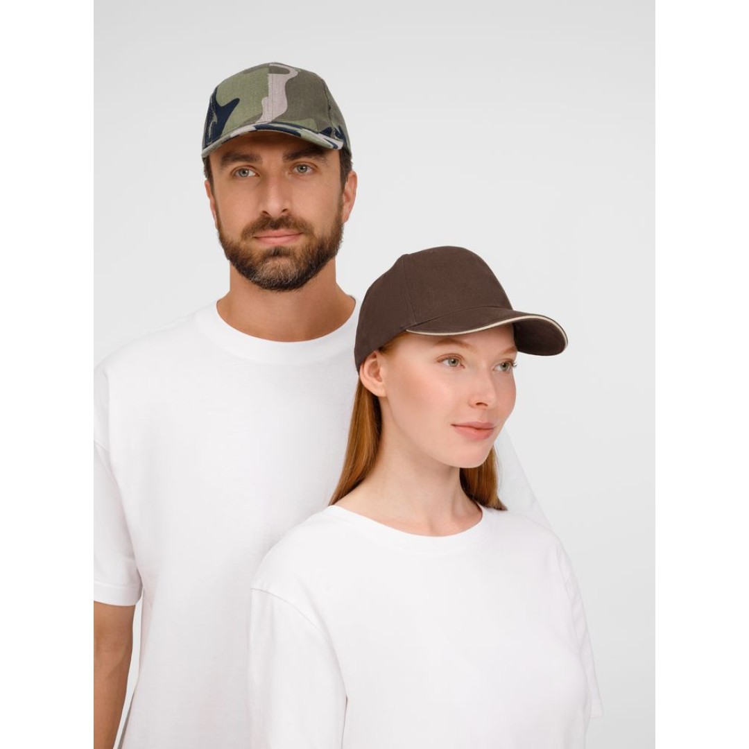 Бейсболка Buffalo, зеленый камуфляж