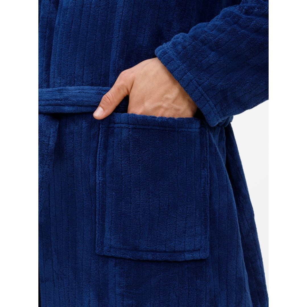 Халат флисовый Magic Mantle, темно-синий