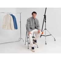 Куртка унисекс Oblako, светло-серая