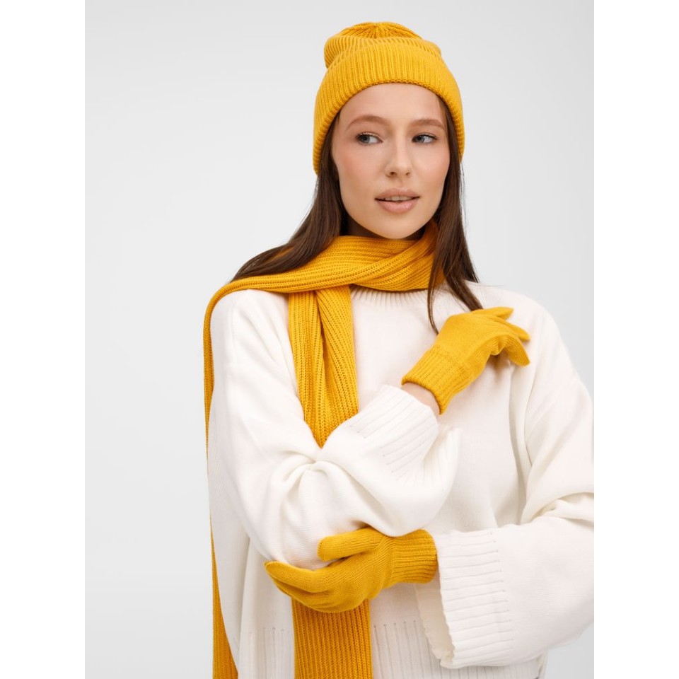 Перчатки Nobilis Mono, желтые (медовые), размер S/M