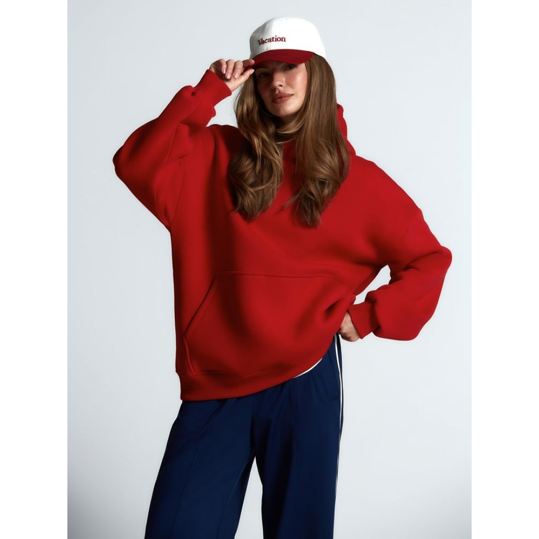 Худи Kulonga Oversize, красное, размер ХS/S