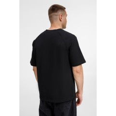 Футболка оверсайз унисекс Avenu, черная, размер XS/S