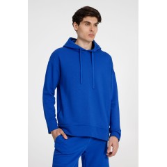 Худи унисекс H2, синее, размер XS/S