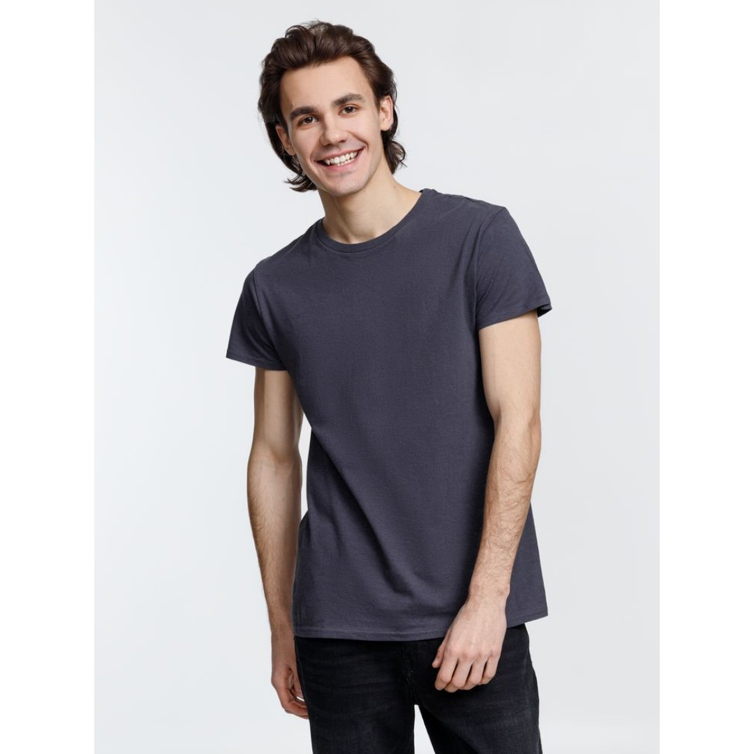 Футболка мужская Crusader Men, темно-серая (графит), XL