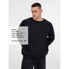 Свитшот унисекс Sinkopa, черный, размер XS/S