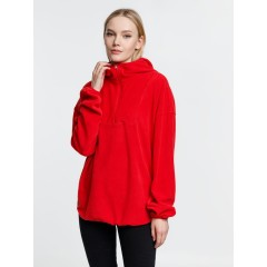 Анорак флисовый унисекс Fliska, красный, размер XS/S