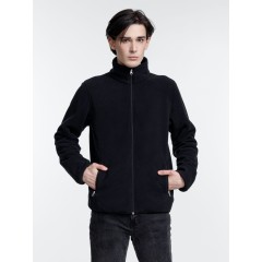 Куртка флисовая унисекс Nesse, черная, размер XS/S