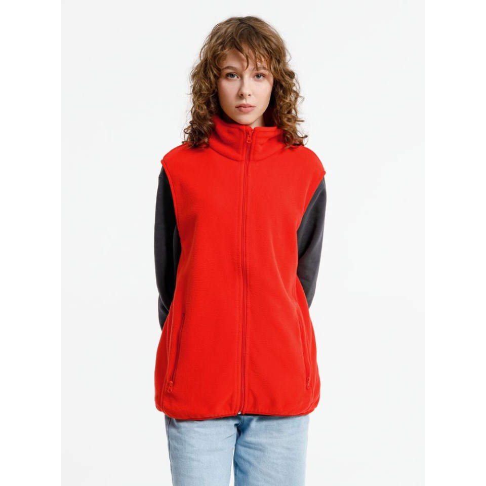 Жилет флисовый унисекс Nesse, красный, размер XS/S