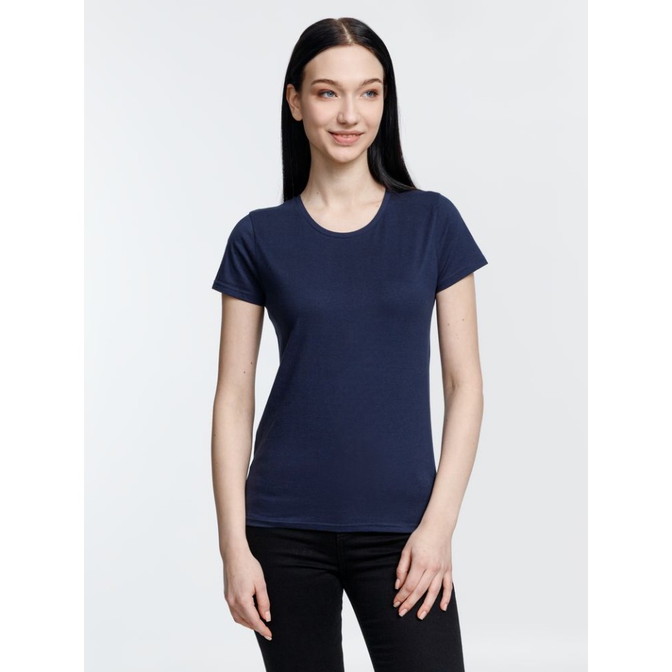 Футболка женская Pioneer Women, темно-синяя, XL