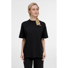 Футболка оверсайз унисекс Sinkopa, черная, размер XS/S