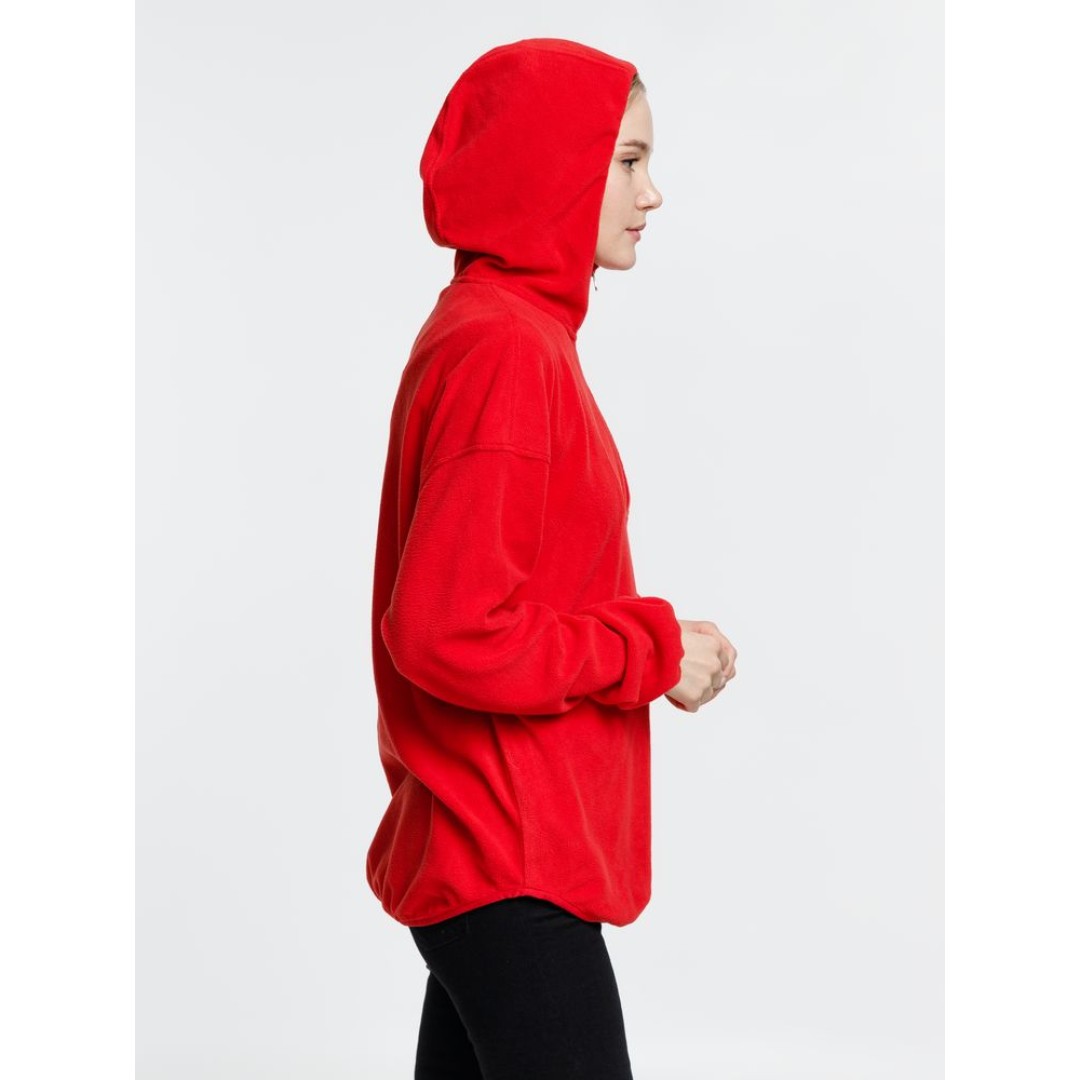 Анорак флисовый унисекс Fliska, красный, размер XS/S