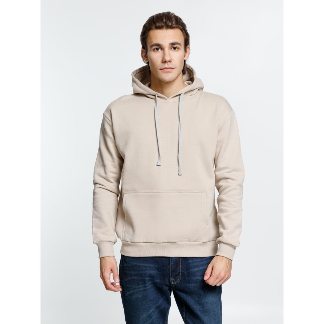 Толстовка с капюшоном Kirenga Heavy, бежевая, размер XS