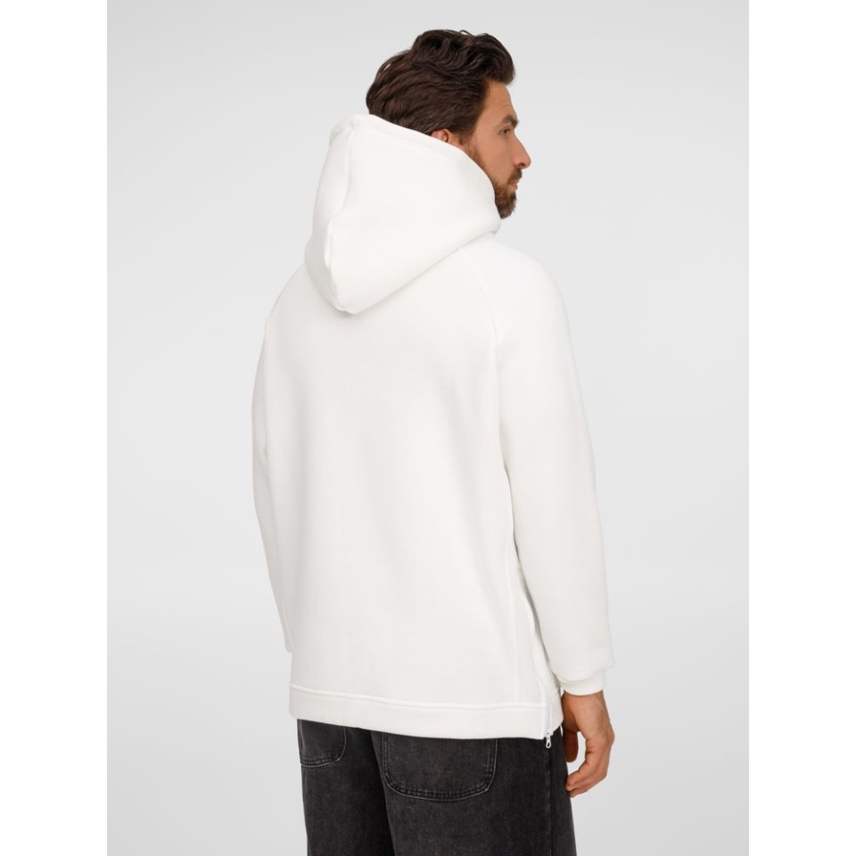 Худи унисекс оверсайз Easy Street, молочно-белое, размер M/L