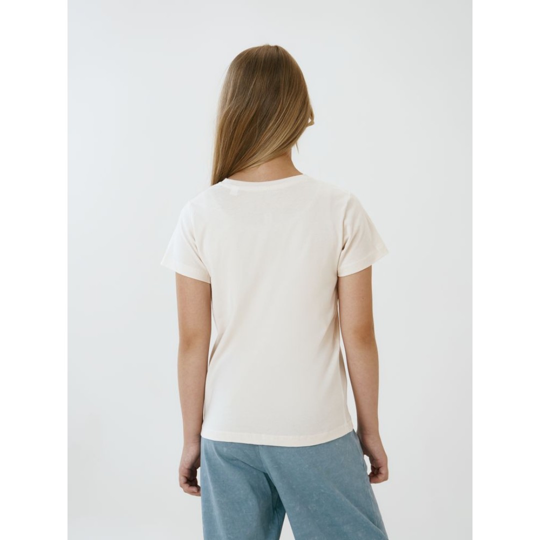 Футболка детская T-Bolka Kids, молочно-белая, 6 лет