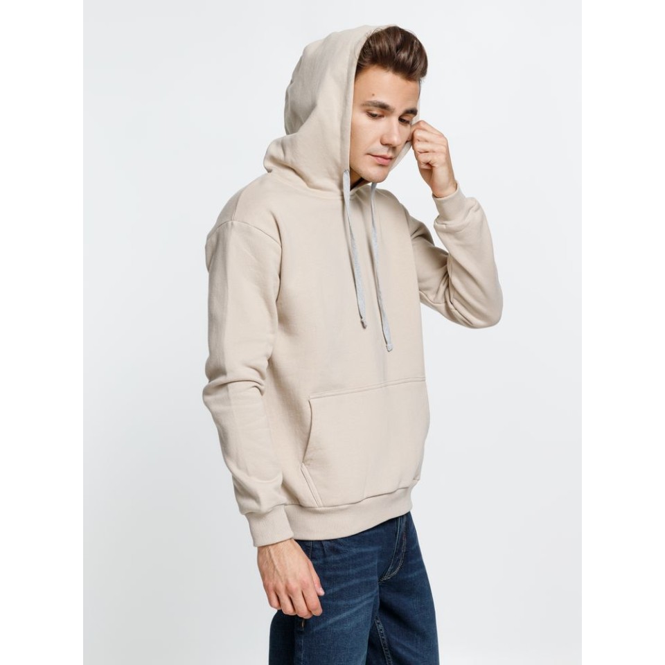 Толстовка с капюшоном Kirenga Heavy, бежевая, размер XS