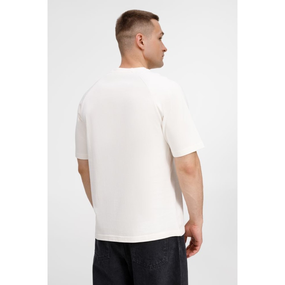 Футболка оверсайз унисекс Avenu, молочно-белая, размер XS/S