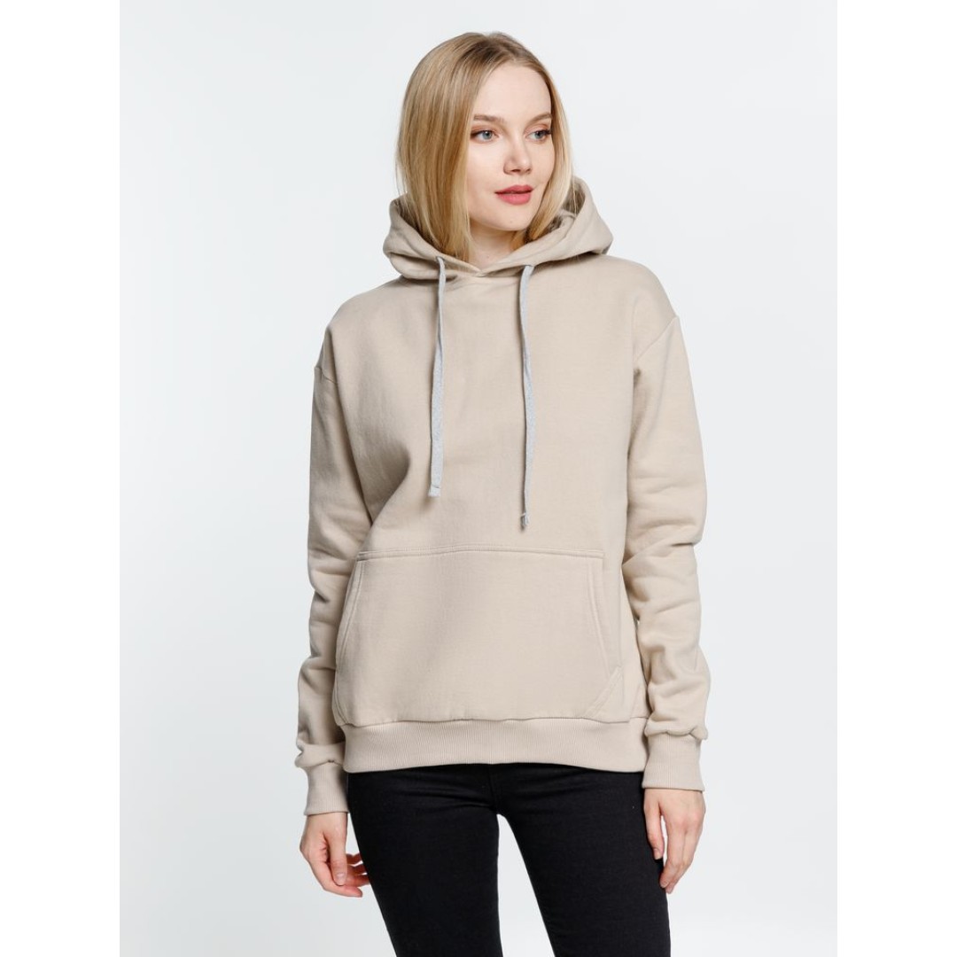 Толстовка с капюшоном Kirenga Heavy, бежевая, размер XS