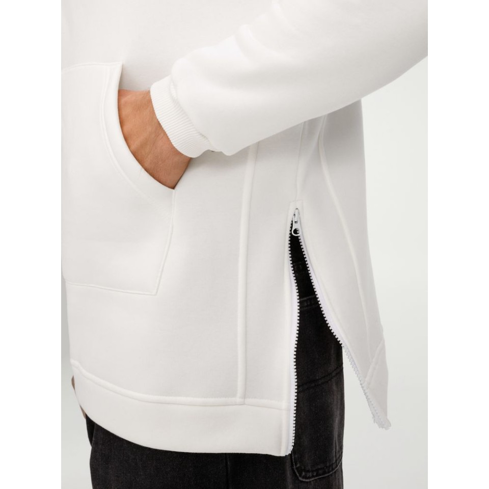 Худи унисекс оверсайз Easy Street, молочно-белое, размер M/L