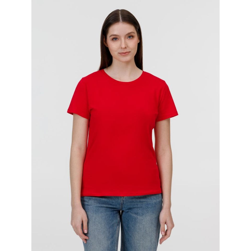 Футболка E150 женская оранжевая, L