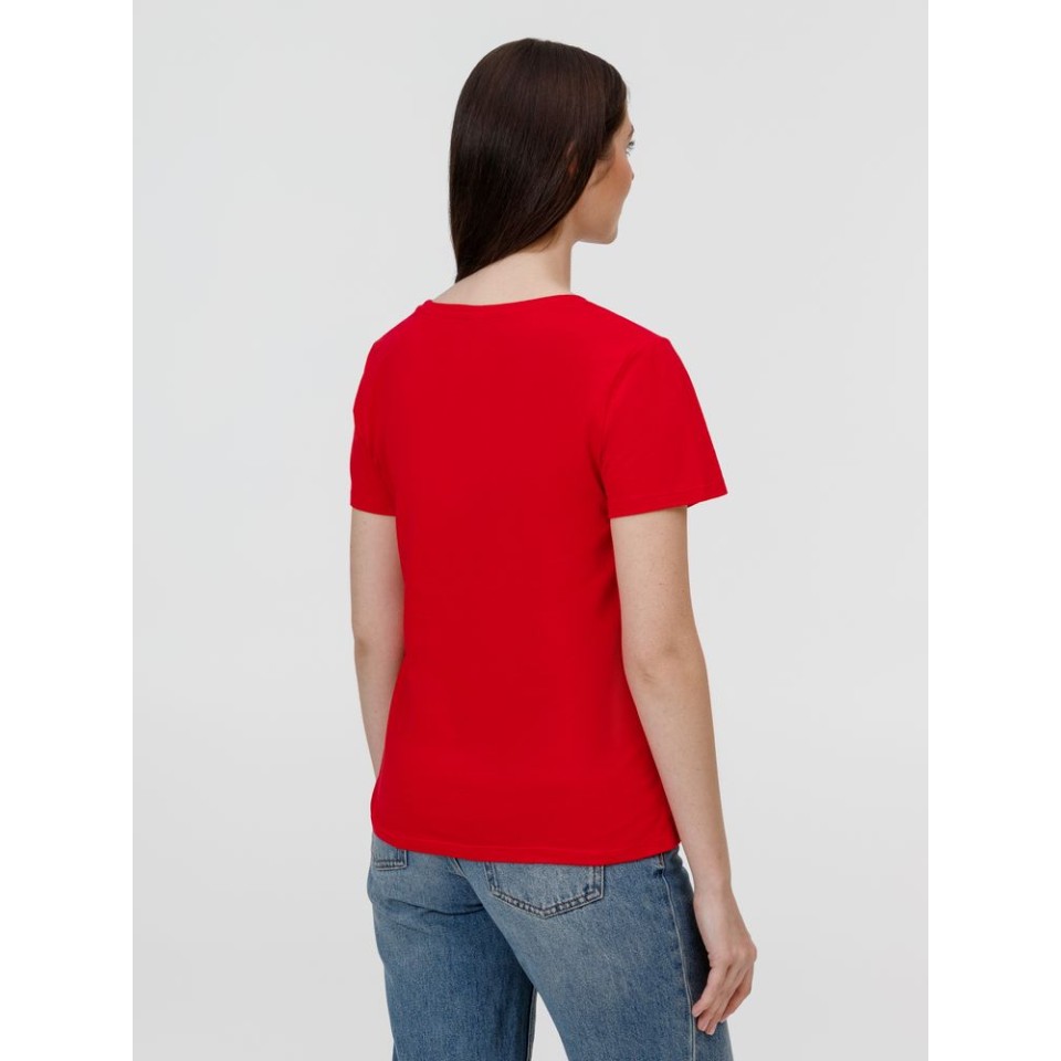 Футболка E150 женская оранжевая, L