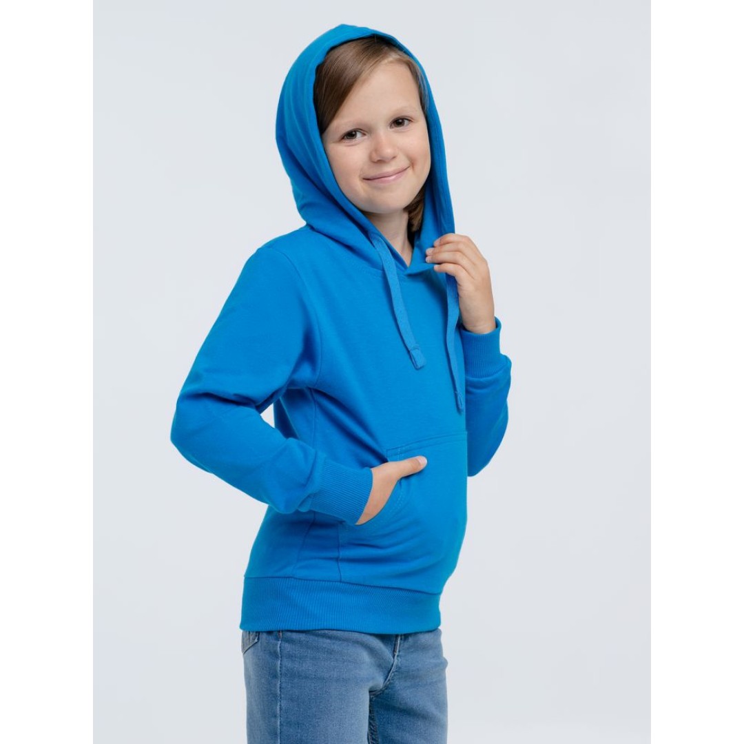 Худи детское Kirenga 2.0 Kids, бирюзовое, 6 лет