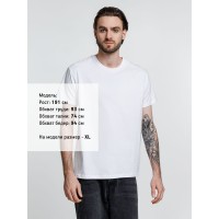 Футболка унисекс Ankara, белая, размер L