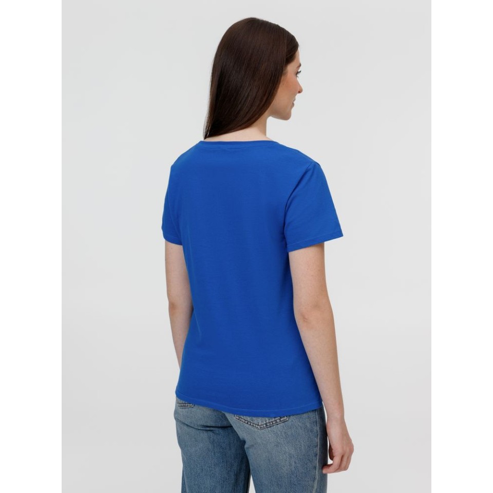 Футболка E150 женская ярко-синяя, L