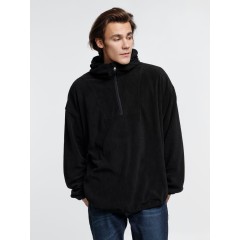 Анорак флисовый унисекс Fliska, черный