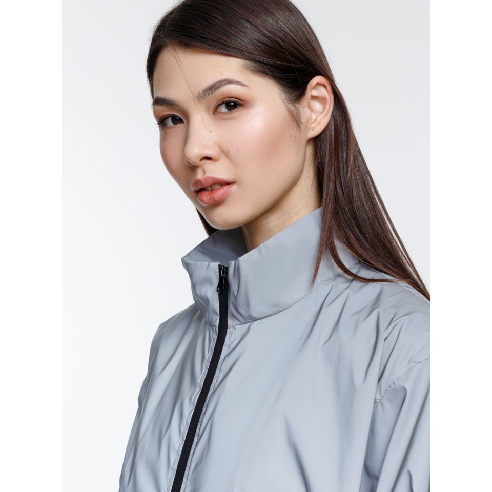 Ветровка Manifest 2.0 из светоотражающей ткани, серая, размер XS/S