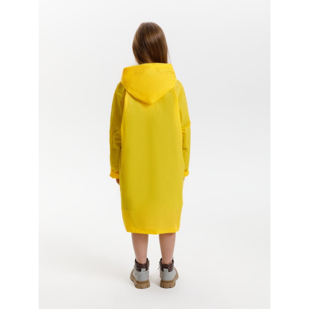 Дождевик детский RainDrop Kids, желтый, 8 лет (рост 118-128)