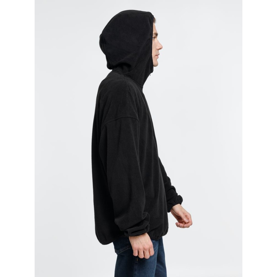 Анорак флисовый унисекс Fliska, черный