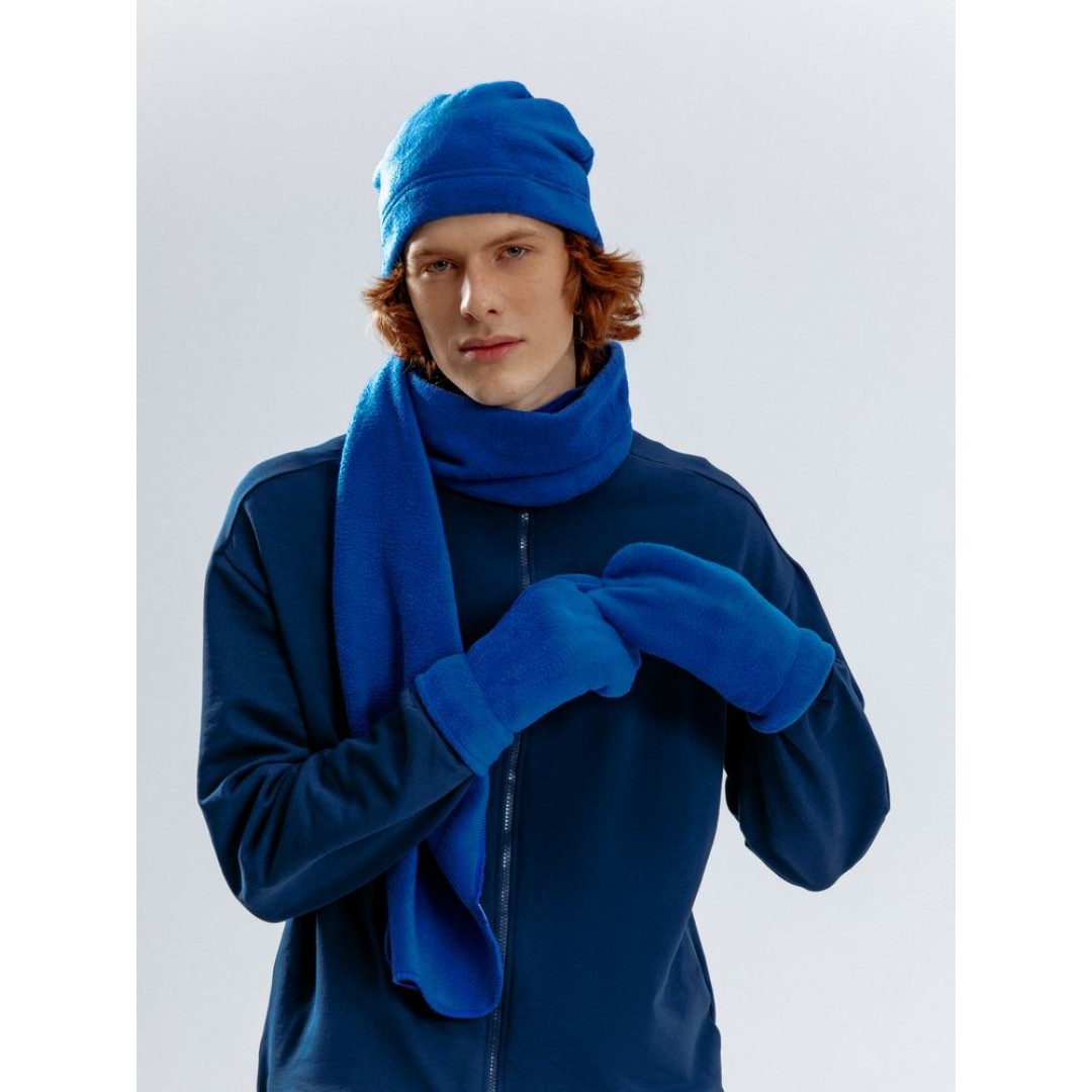 Шапка Fleecy, ярко-синяя