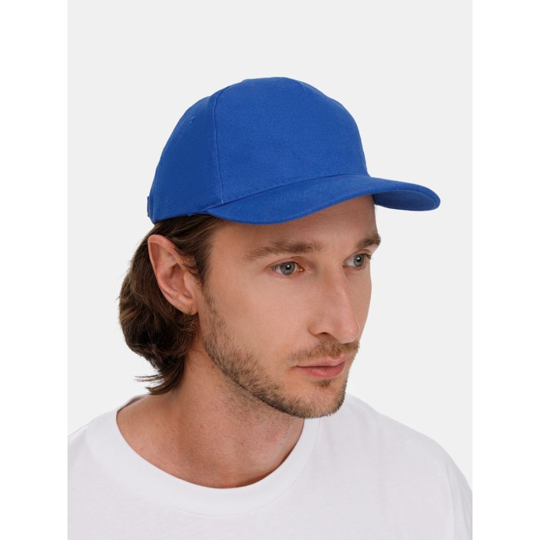 Бейсболка Long Beach, ярко-синяя