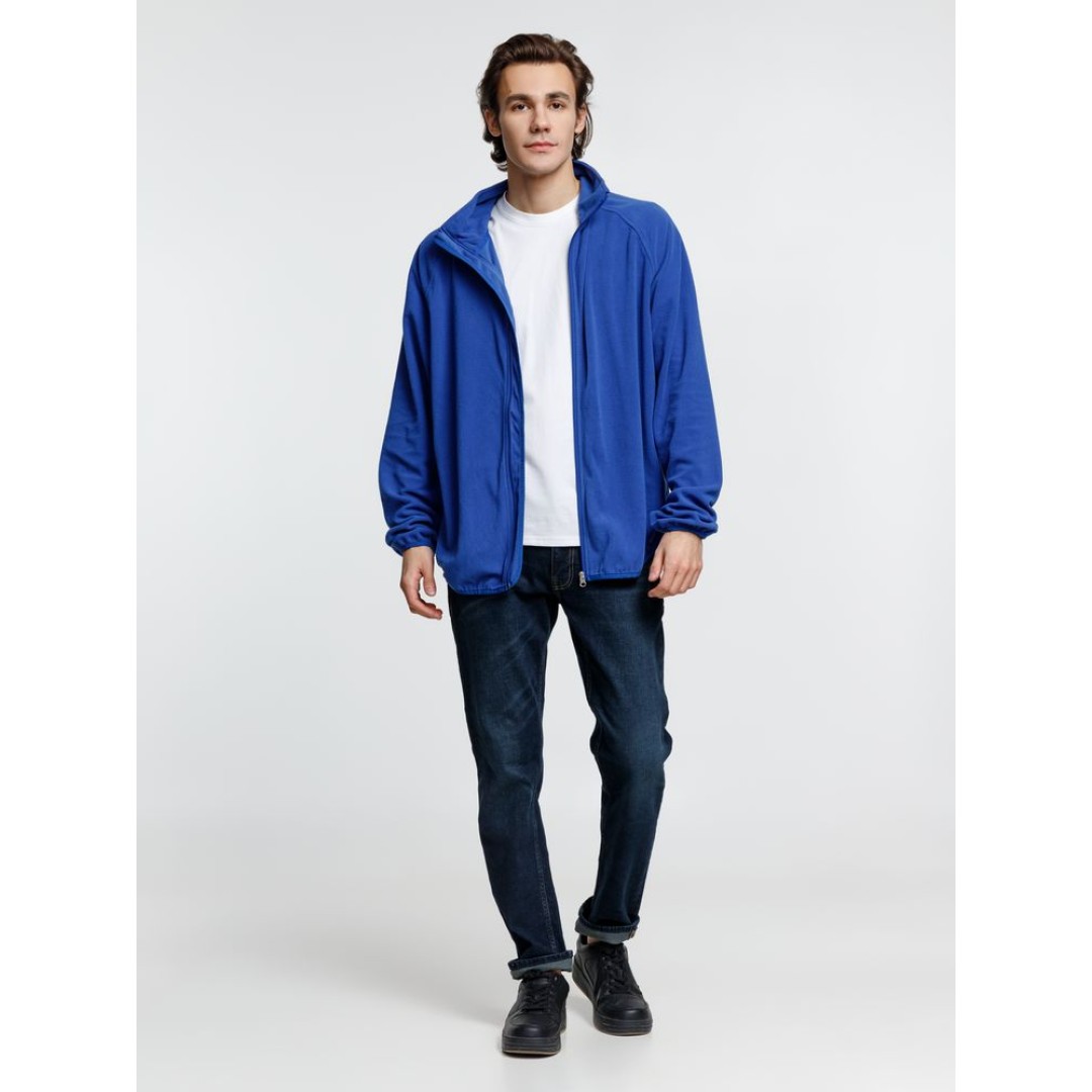 Куртка флисовая унисекс Fliska, ярко-синяя