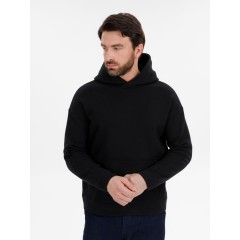 Худи оверсайз унисекс Snuggie, черное, размер M/L